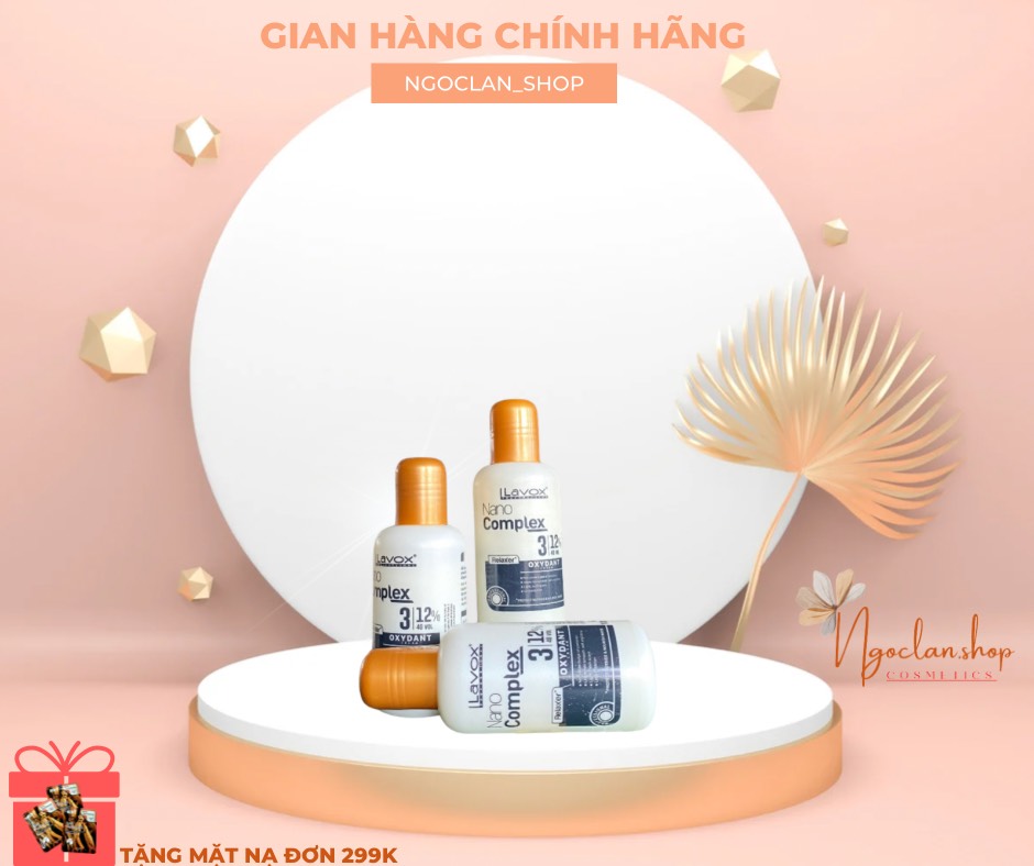 Oxy trợ nhuộm tóc lavox nano complex 100ml , pha cùng thuốc nhuộm tóc