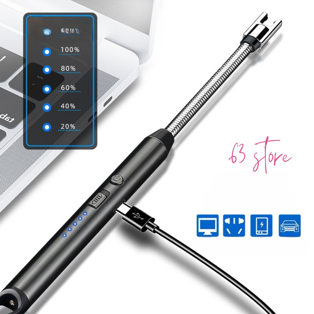[HCM] Bật lửa điện - Dụng Cụ Thắp Nến Thơm Sạc Bằng USB