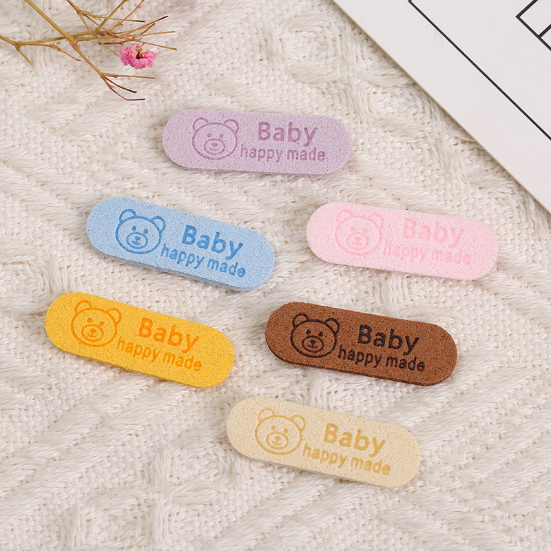 Tag quần áo tag da miếng da handmade phong cách hàn quốc
