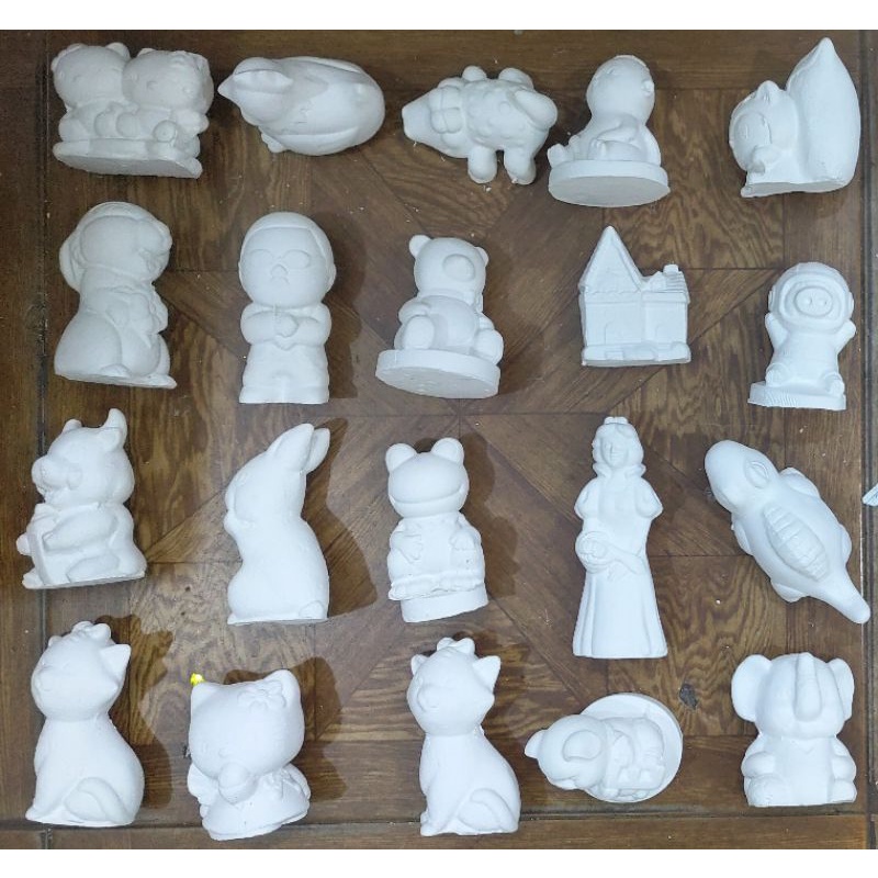 Tượng Thạch Cao Tô Màu Cho Bé 9-15Cm