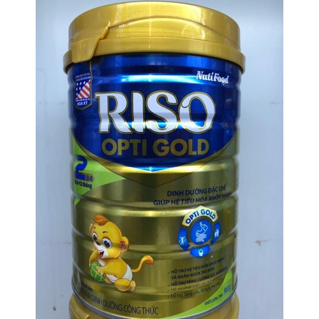 [HCM]Sữa bột Riso opti gold 2 850g