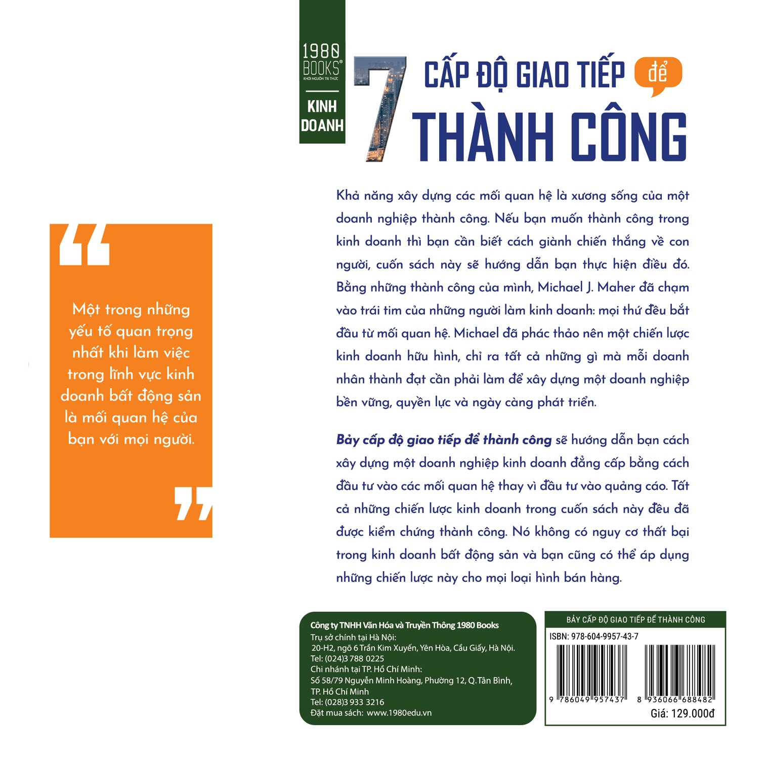 Fahasa - 7 Cấp Độ Giao Tiếp Để Thành Công (Tái Bản 2020)