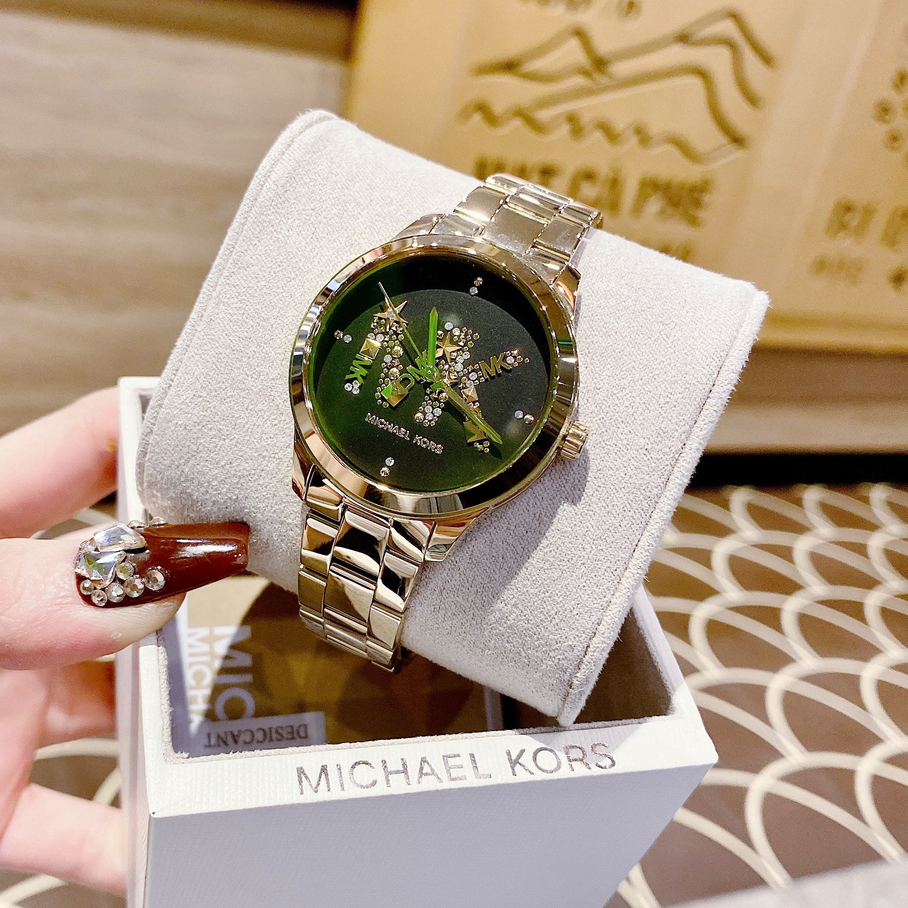 Đồng watch women metal wire Michael Kors MK6682 - Mk6683 size 38mm fullbox waterproof, stainless steel shell, high-end fashion luxury