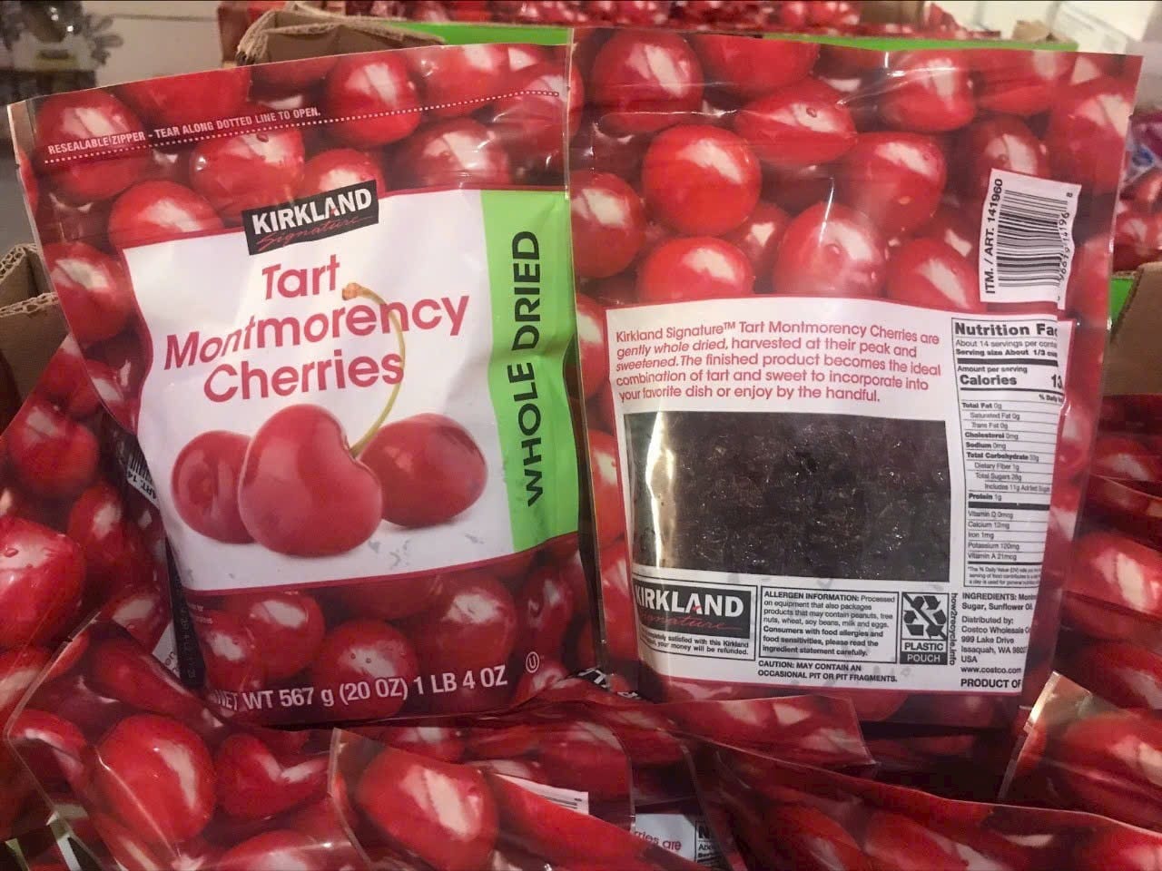 [Hcm]Kirkland Dried Cherries - Usa (567g)