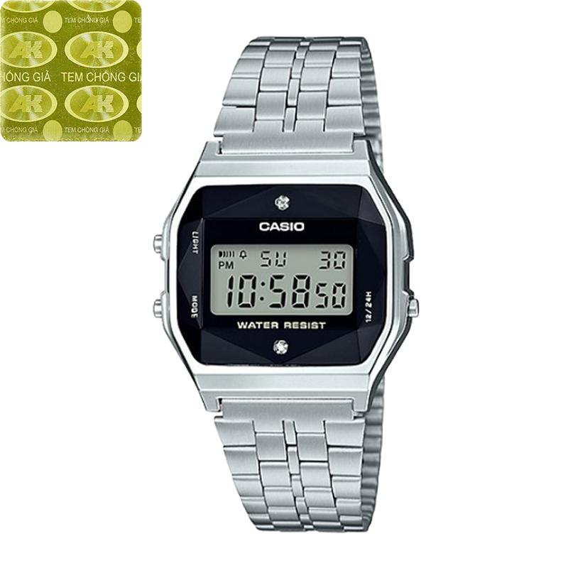 Đồng hồ Casio General Nam Dây Kim Loại A159WAD-1DF