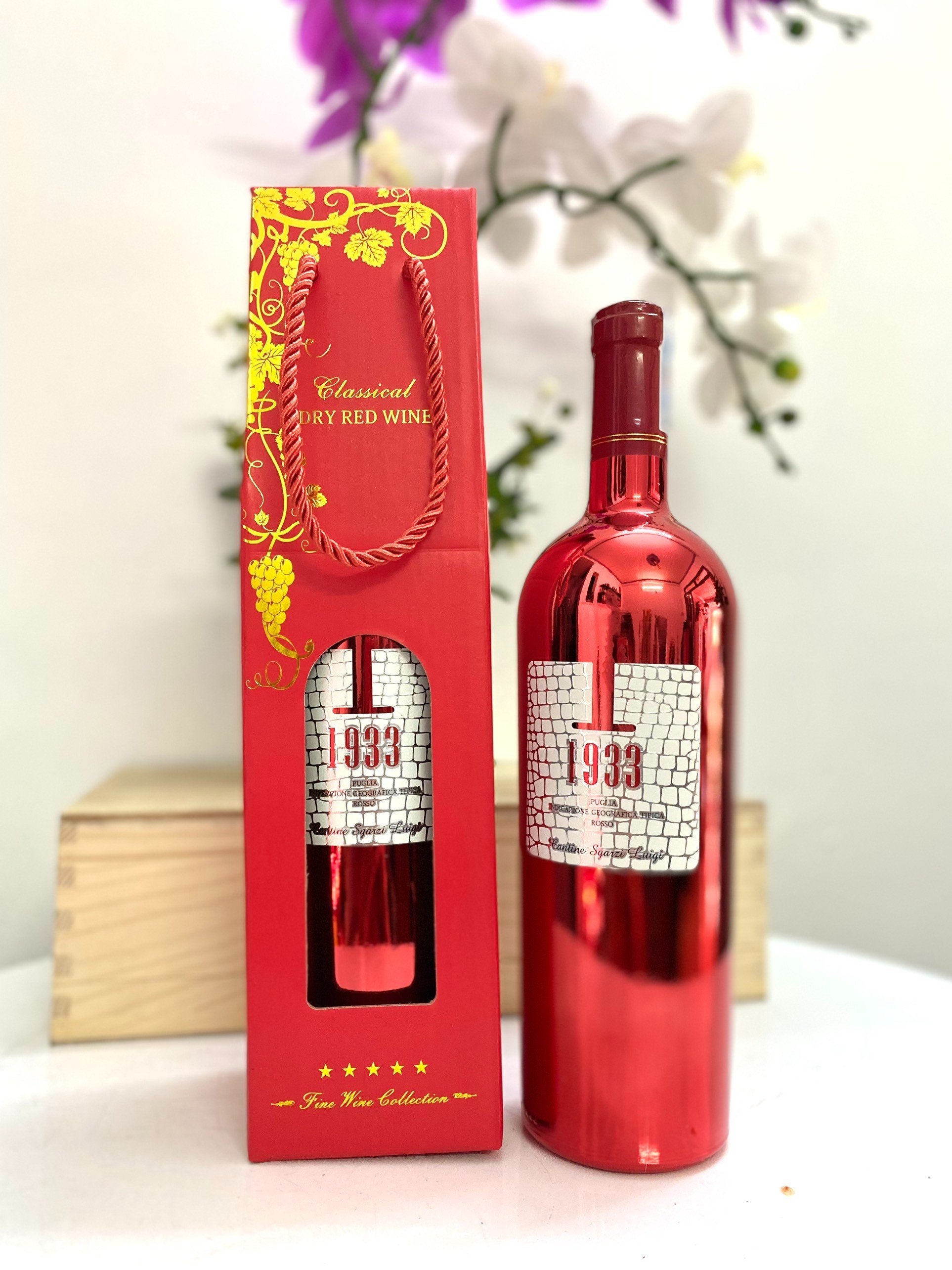 [HĐ] Túi giấy đựng chai vang làm quà tặng