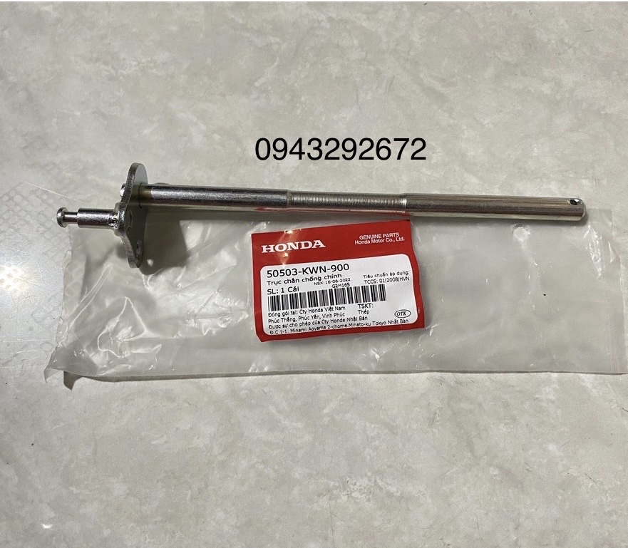 Trục chân chống chính sh mode 125, lead 125, pcx, sh 125, sh 150 honda