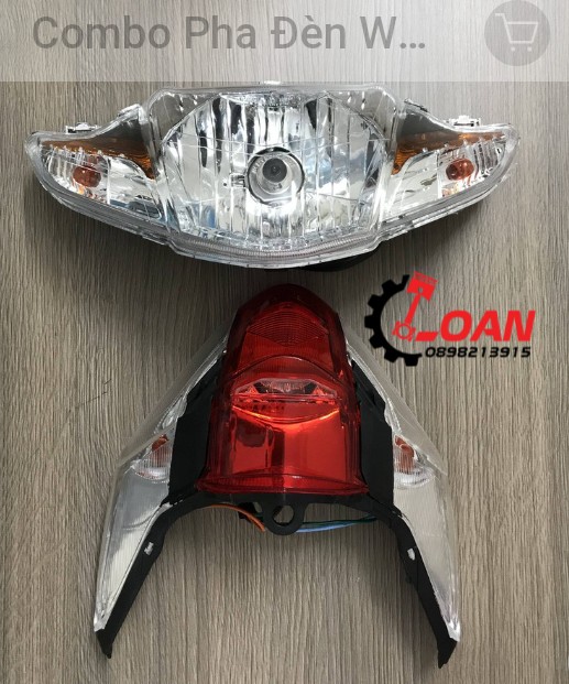 Combo Pha đèn Wave S110 - 2 món + đuôi bóng ( lHÀNG ĐÀI LOAN)