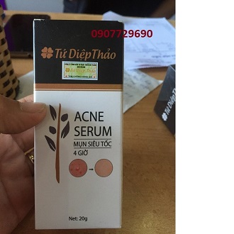 SERUM TỨ DIỆP THẢO ACNE SERUM MỤN SIÊU TỐC 4 GIỜ