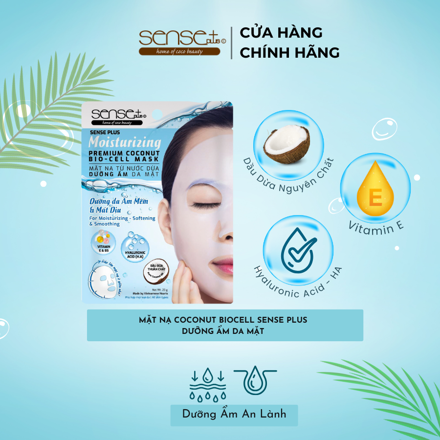 Moisturizing Premium Coconut Bio-Cell Mask Sense Plus