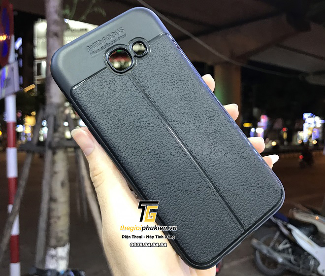 Ốp lưng silicon giả da cho Samsung Galaxy A5 2017