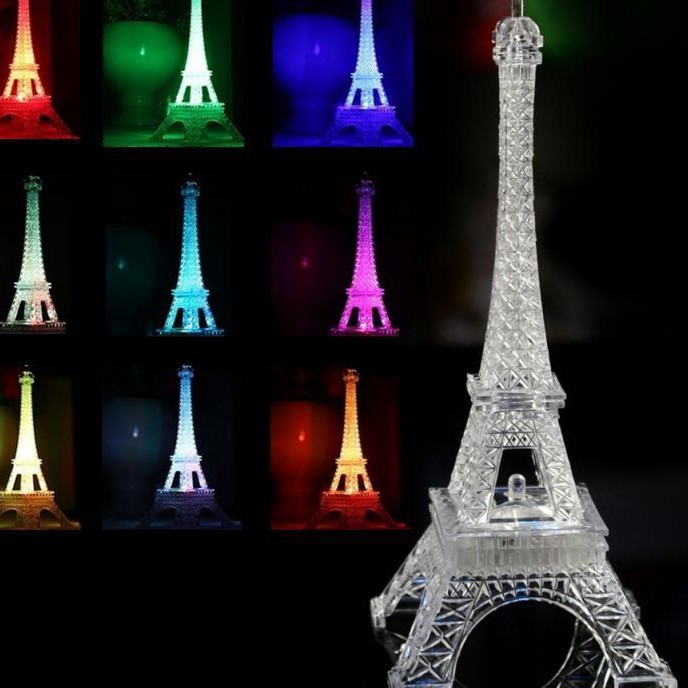 Tháp Eiffel đèn LED trang trí phòng ngủ (1403TEF)