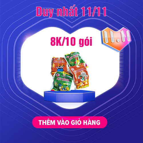 combo 10 gói mì tôm trẻ em
