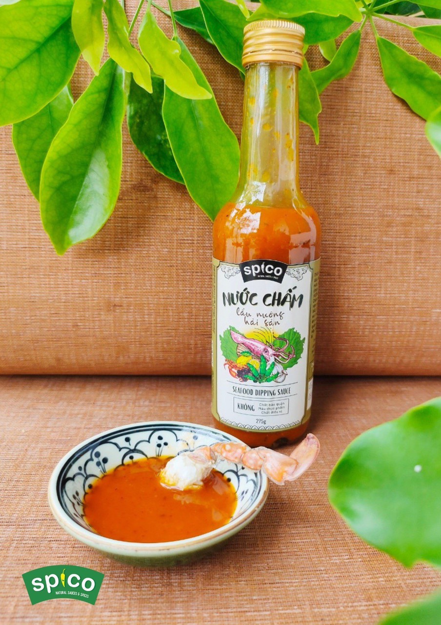 Sốt chấm lẩu nướng hải sản spico 275g - chili sauce for seafood 275 - thơm cay nức mũi - sốt chấm chua cay tôn vinh món ngon- sốt cho món lẩu/nướng hải sản- đủ vị/nhanh/tiện/an toàn/an tâm- thuần nông hn