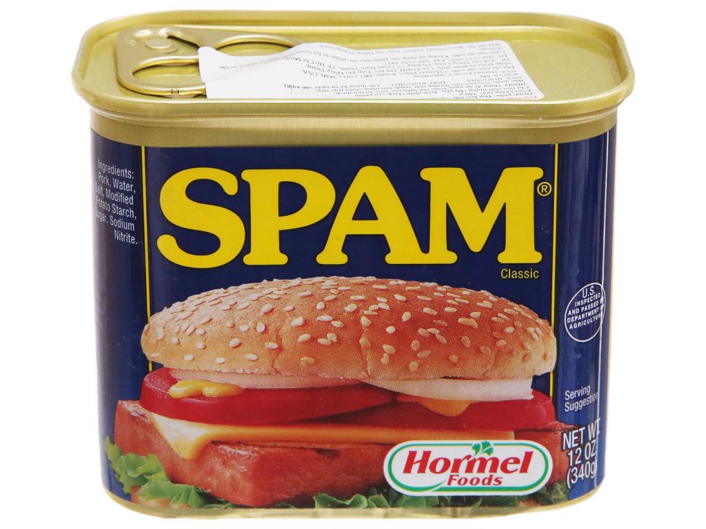 Thịt hộp spam classic 340g