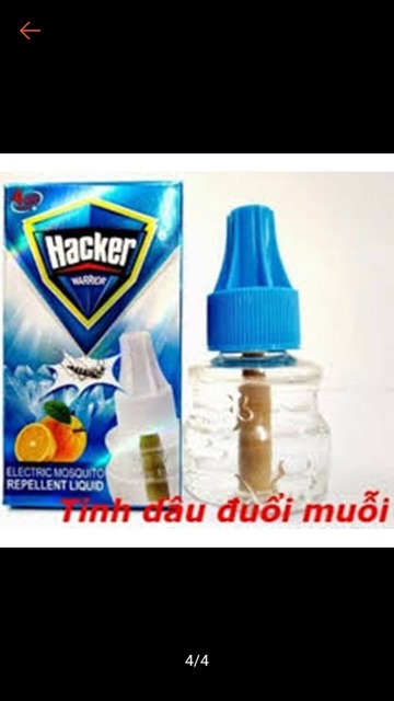 MÁY ĐUỔI MUỖI SÔNG TINH DẦU HACKER SIÊU HIỆU QUẢ (tặng lọ tinh dầu hacker)