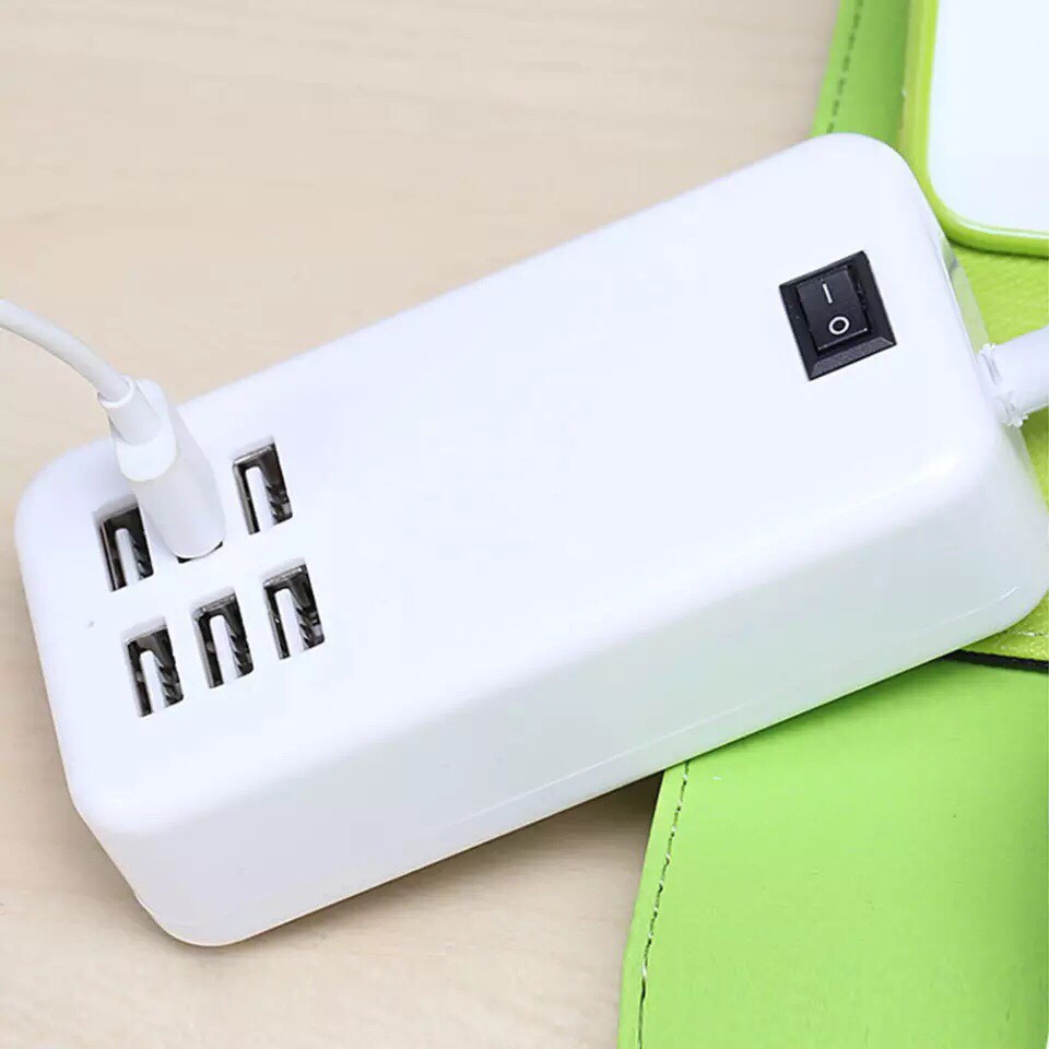 [HCM][BẢO HÀNH 6 THÁNG] Ổ cắm USB  6 Cổng dây điện dài 1.5m