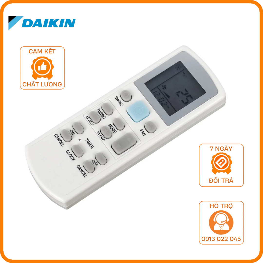 Remote điều khiển máy lạnh Daikin 1 chiều FTV Series.