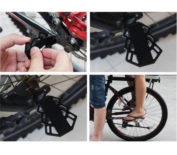 Gác Chân Sau Cho Xe Đạp - Gác Chân Thép (Bộ 2 Cái)