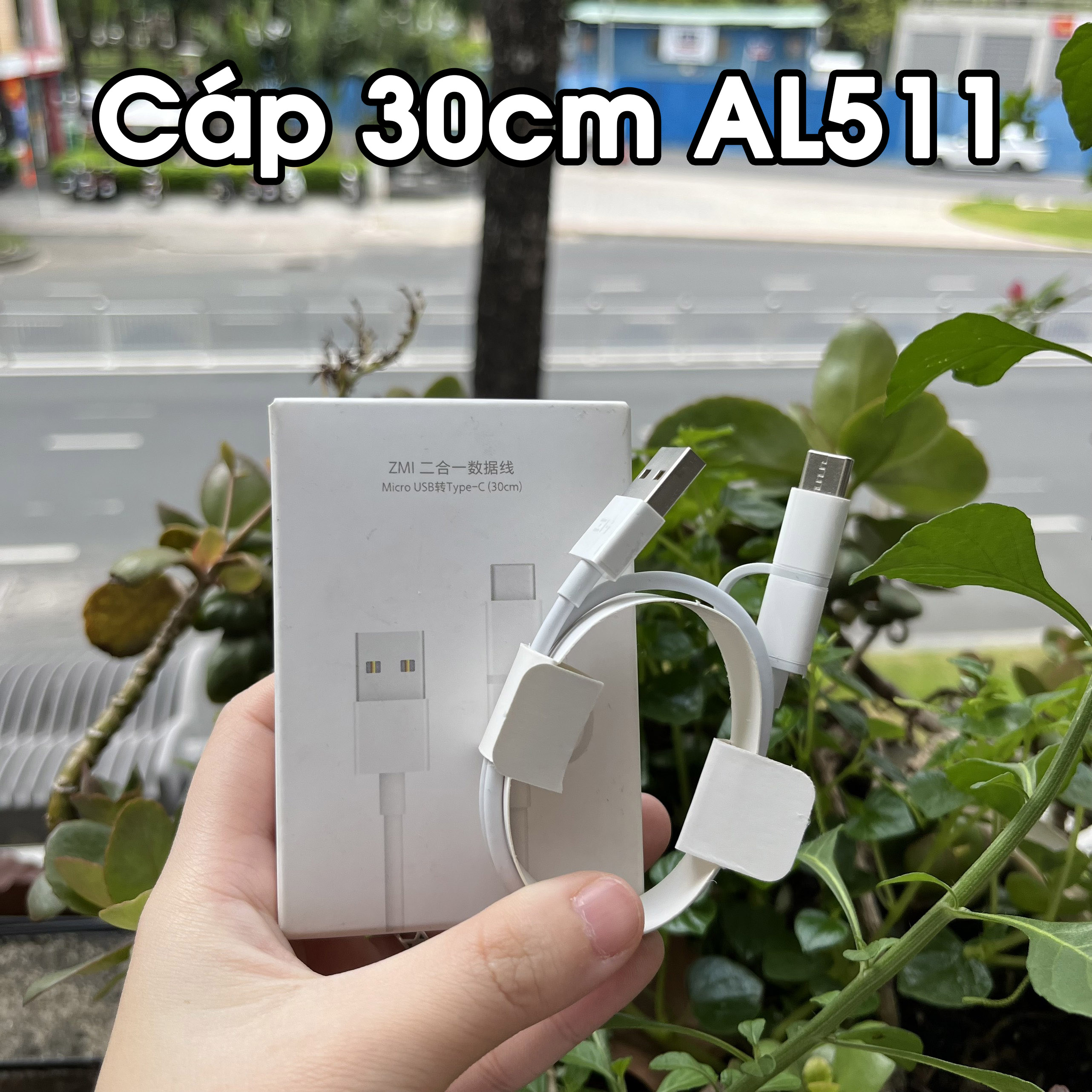 [Giao Hỏa Tốc] Cáp ZMI Micro USB – Type-C ( AL511 Dài 30cm & AL501 1mét ) Nguyên Hộp
