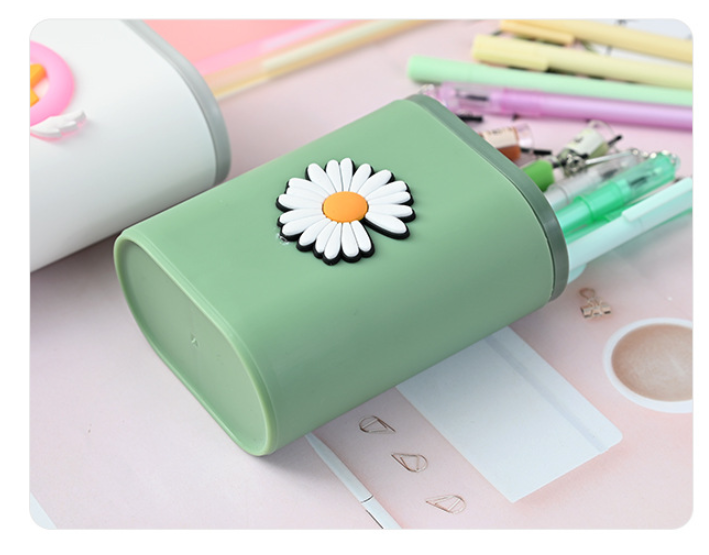 Lọ Đựng Bút Hoạt Hình Để Bàn Làm Việc, Văn Phòng Kiểu Dáng Hàn Quốc Cute