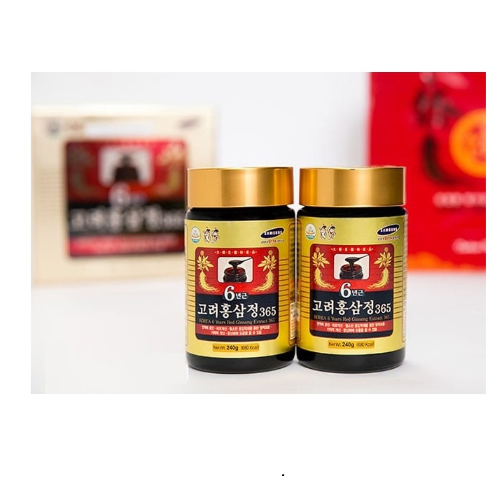 [HCM]Cao hồng sâm 6 năm tuổi 365 Hàn Quốc (Hộp 2 lọ)