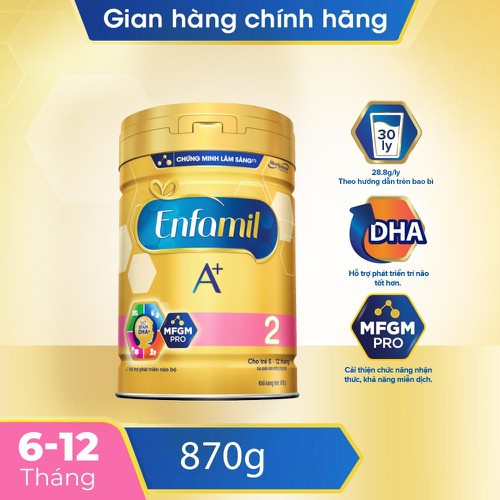 Sữa bột Enfamil 2 870g ( Thanh Lý ) HSD: 2021