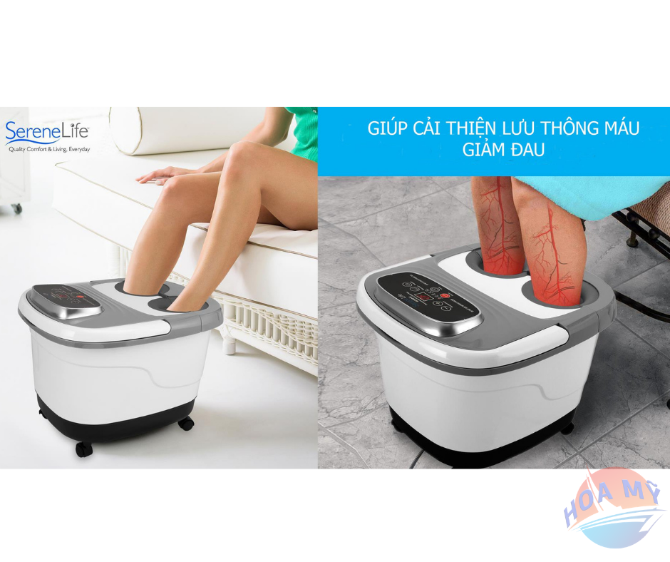 Bồn Ngâm Chân Massage SereneLife SLFTSP18