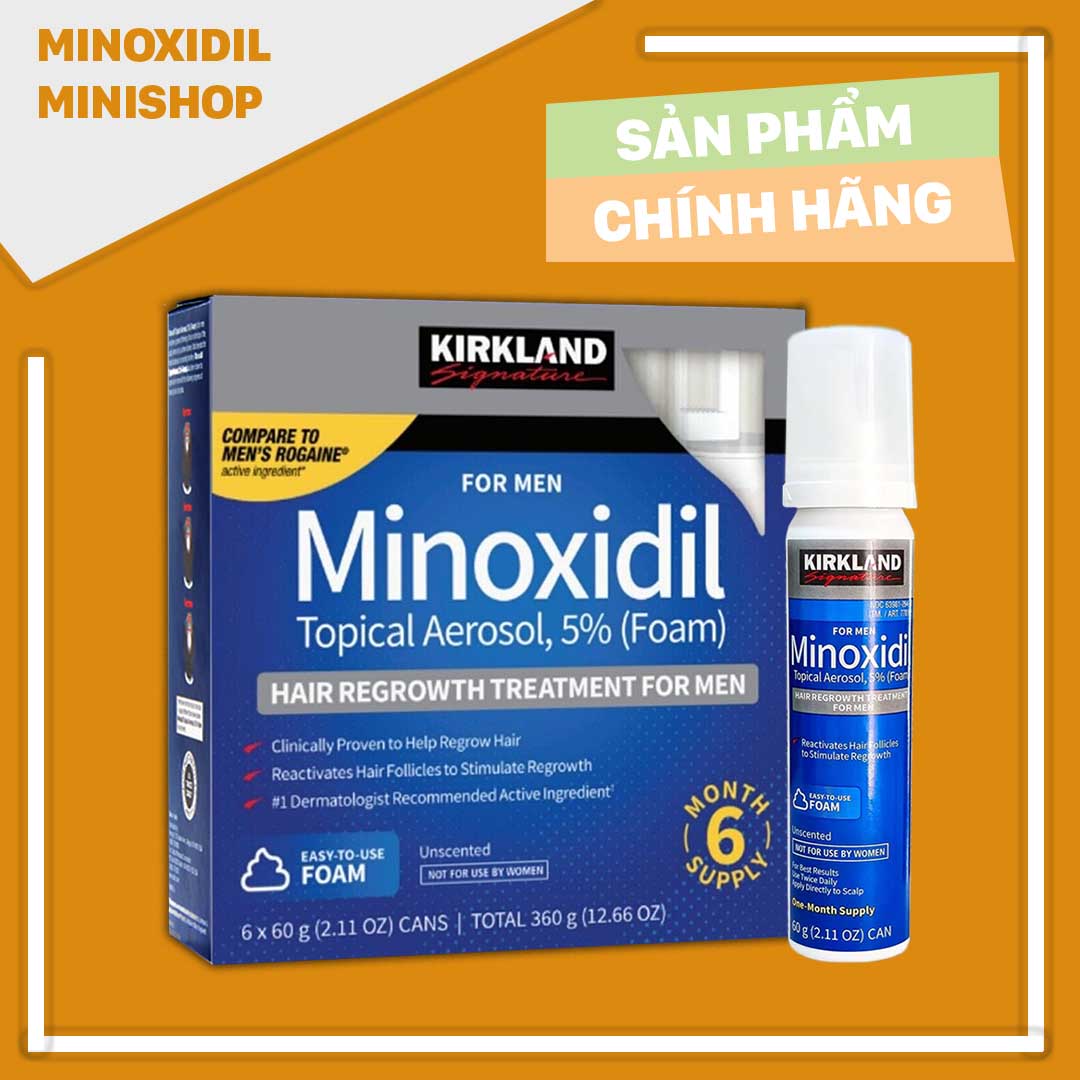 Minoxidil 5% Beard Growth Foam Kirkland Usa