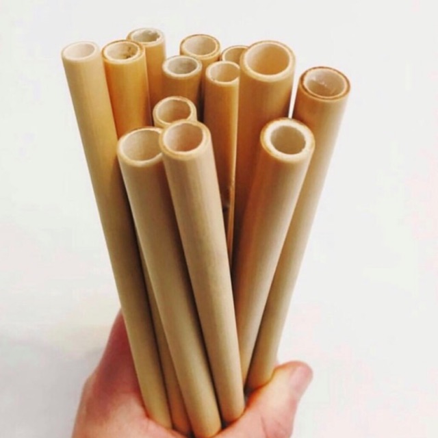 [HCM]Ống Hút Tre Nhiều Size + Cọ Rửa Ống Hút