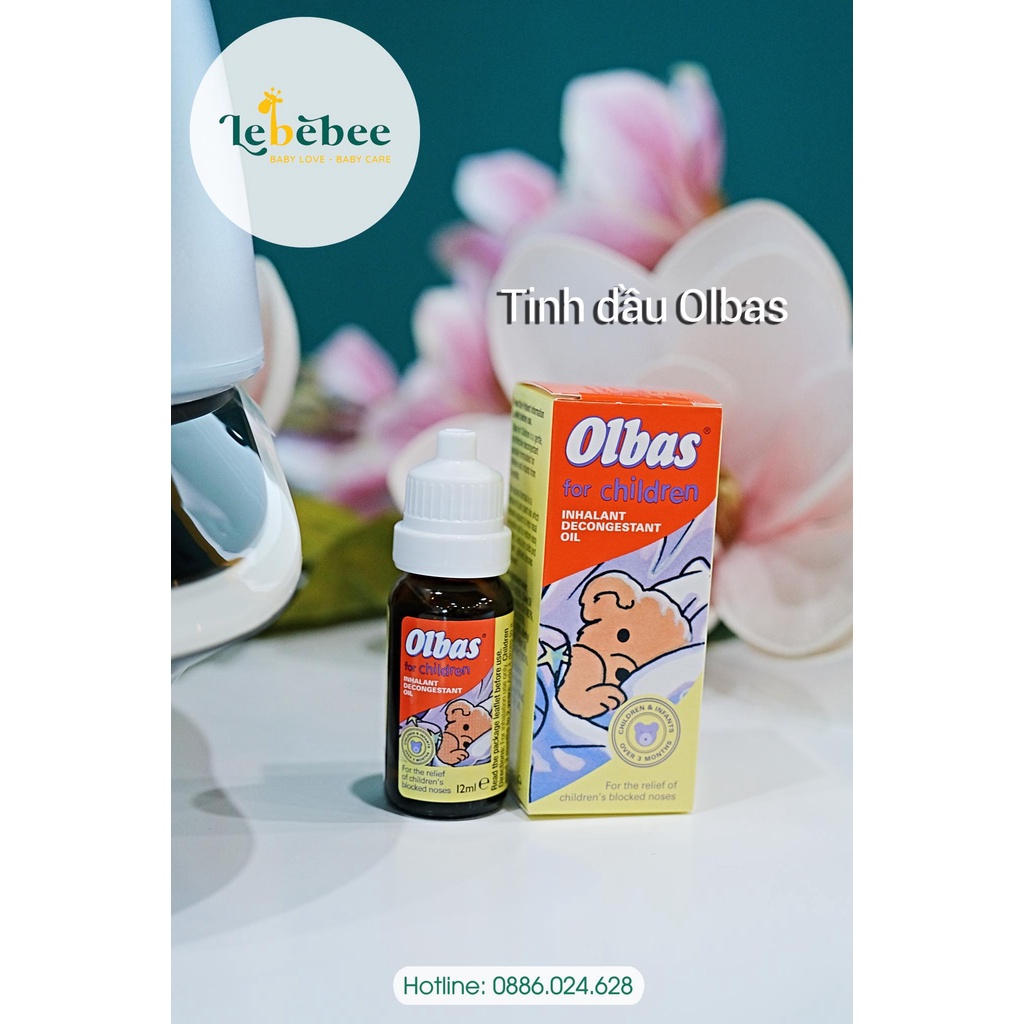 Tinh Dầu Olbas Xông Mũi Ngạt Cho Bé Từ 3 Tháng (12ml)