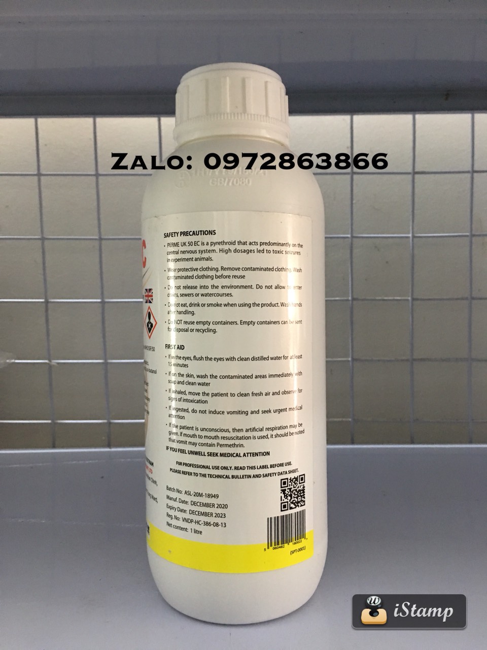 Thuốc diệt muỗi Perme UK 50EC ( 1 chai 1lít)