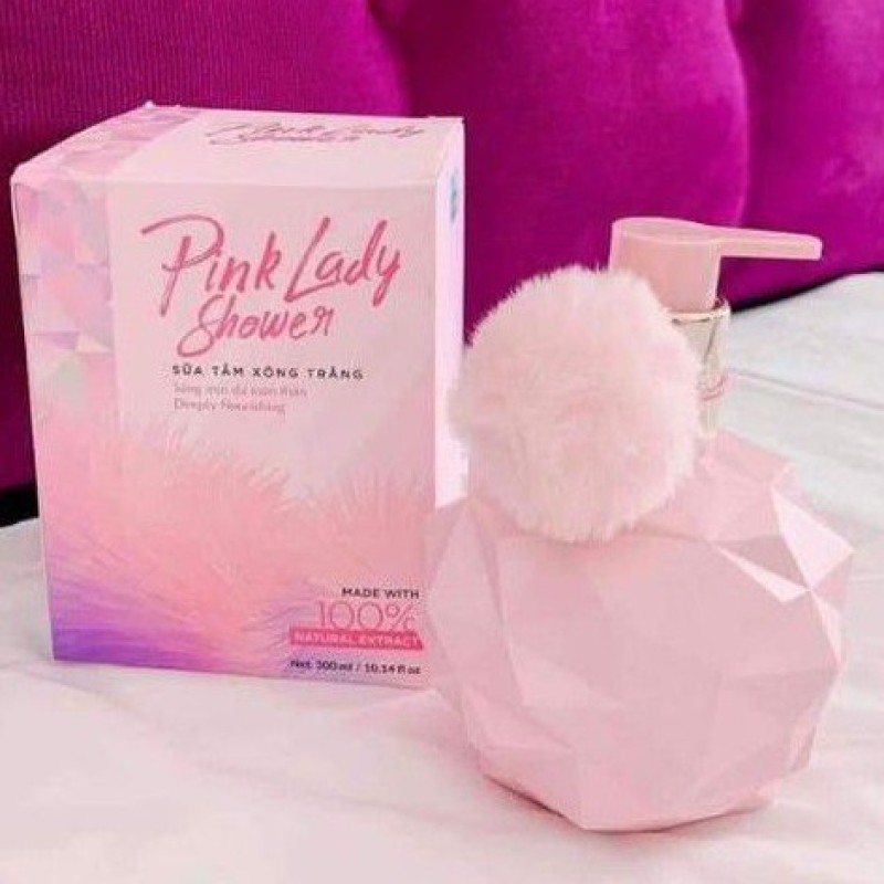[ Chính Hãng] Sữa tắm xông trắng Pink Lady Qlady, sữa tắm pink lady, sữa tắm