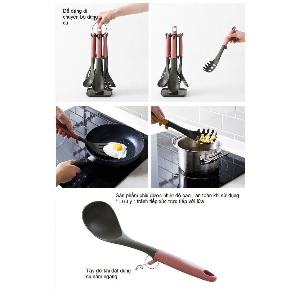 Bộ dụng cụ nhà bếp 7P (LLT024/PIK)
