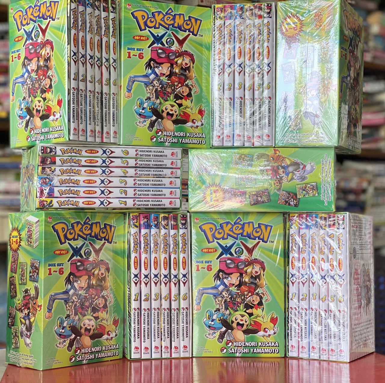 [HCM]Trọn bộ Pokemon Đặc Biệt-Box set 6 Tập
