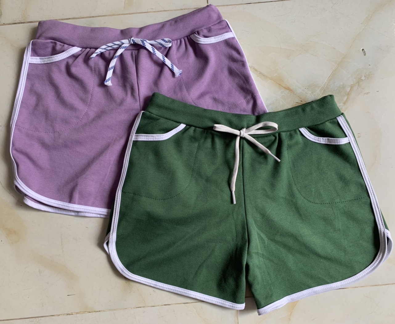 Quần short đùi nữ vải mềm mịn co giản siêu tốt