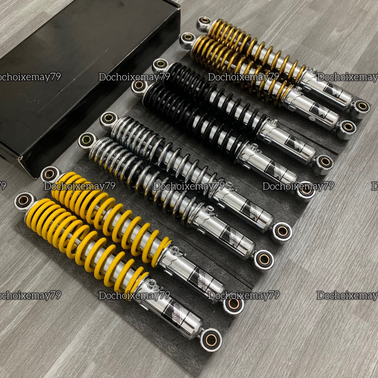 Phuộc sau Takegawa gắn Wave Dream Future Fuled Cub