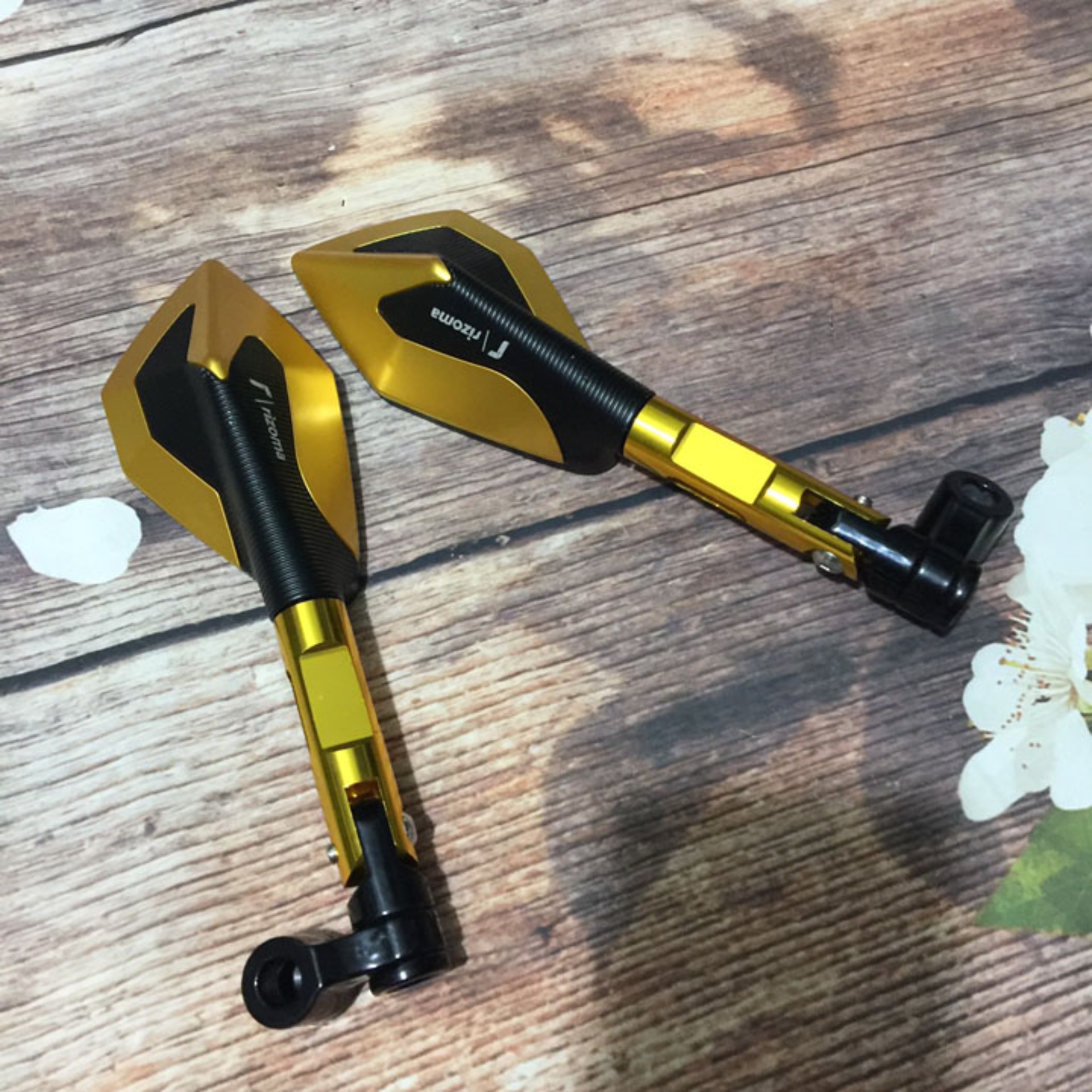 Gương 5 cạnh rizoma họa tiết ngọn lửa