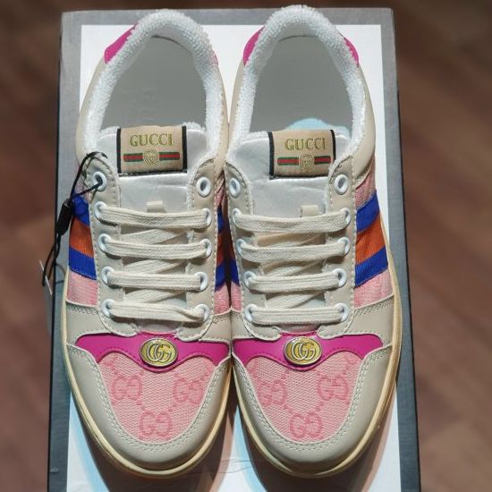 Giày nữ Sneaker Guccci Screener leather ( GC hải tú)