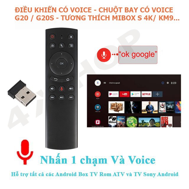Chuột bay điều khiển bằng giọng nói G10S/G20S/G30S/KM-800/900
