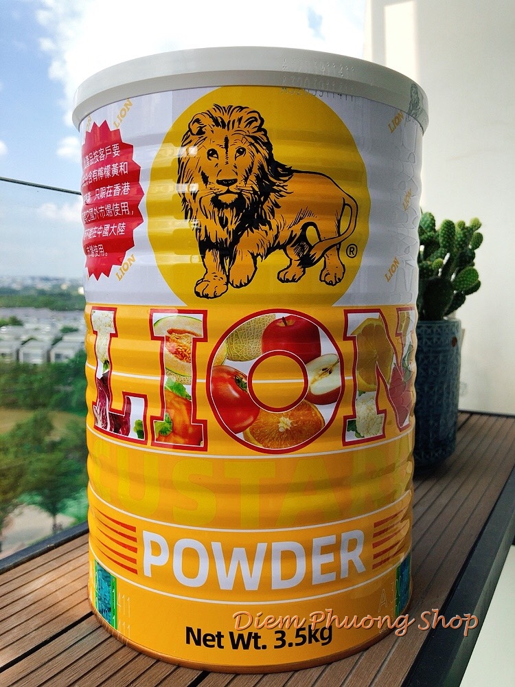 Bột Sư tử Lion Custard HongKong 200g (gói chiết)