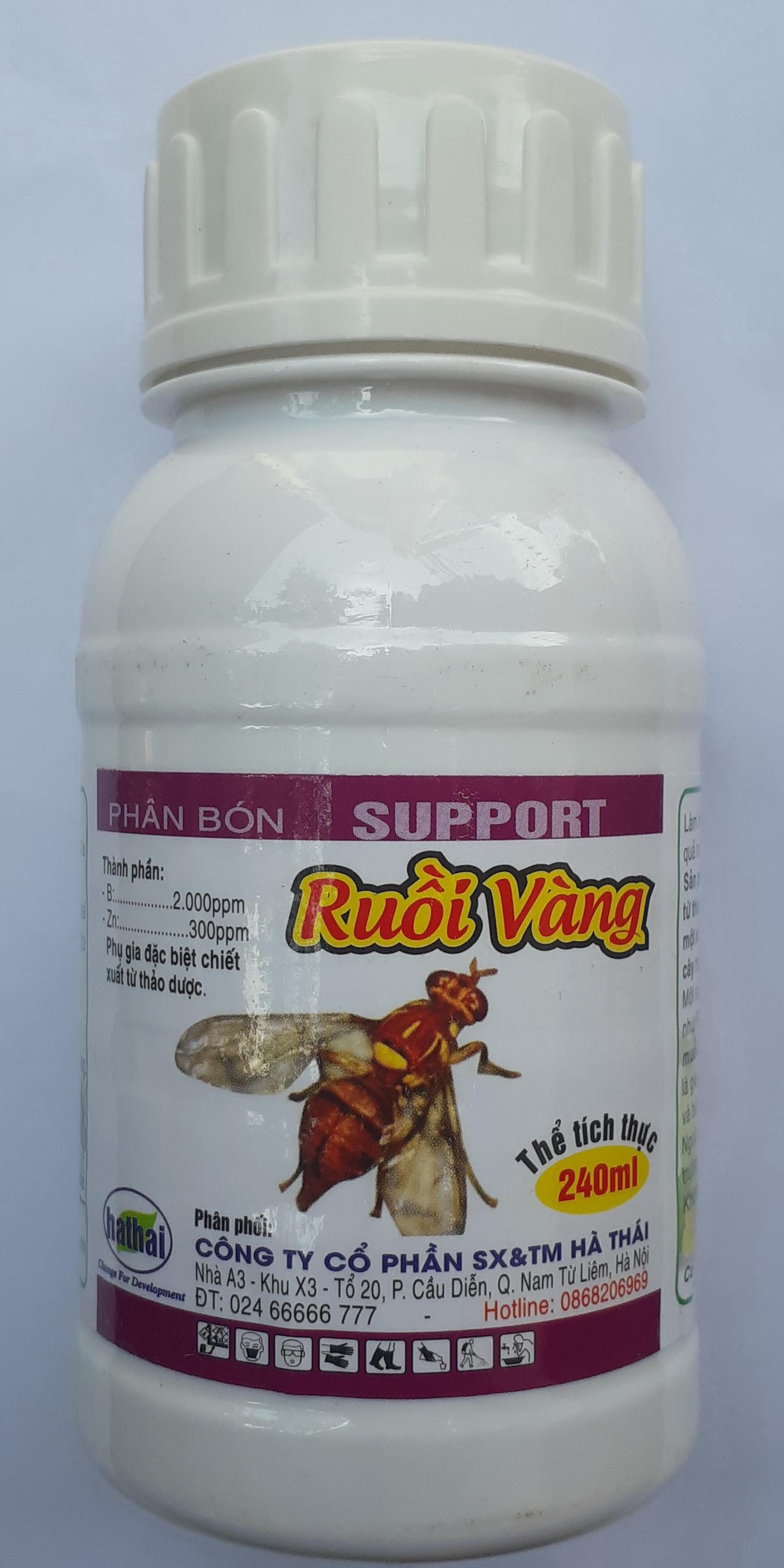 Xua đuổi ruồi vàng Support 240ml (4 chai)