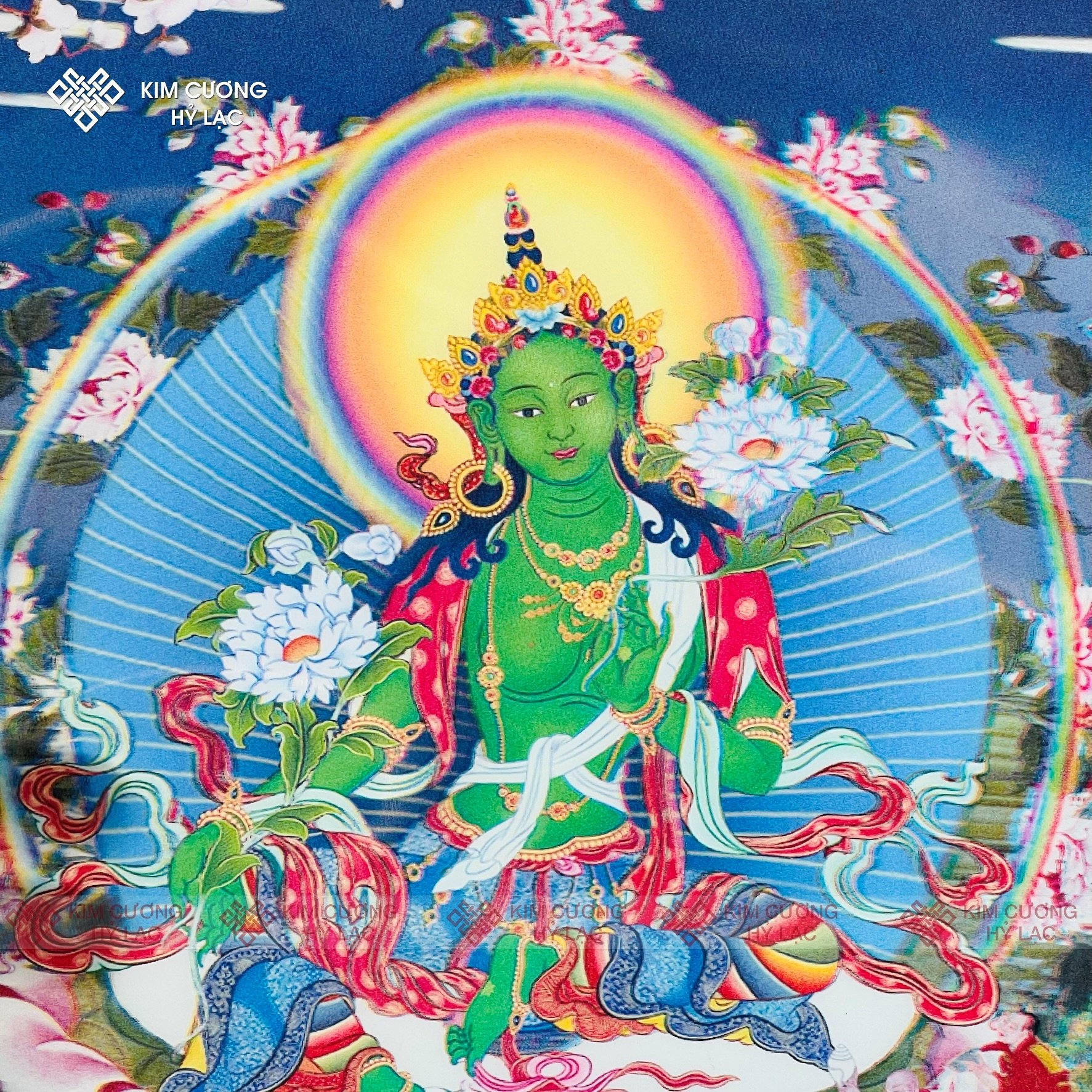 Tranh 3D các vị Phật mật tông [Kim Cương Hỷ Lạc]
