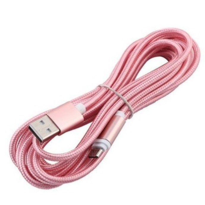 Dây Sạc Dài 3 Met Bọc Dù Siêu Bền IPhone, Android, Type C