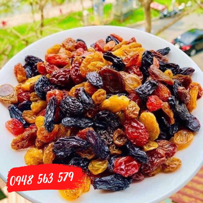 Nho khô Chile Mix 3 màu cực ngon (500G)