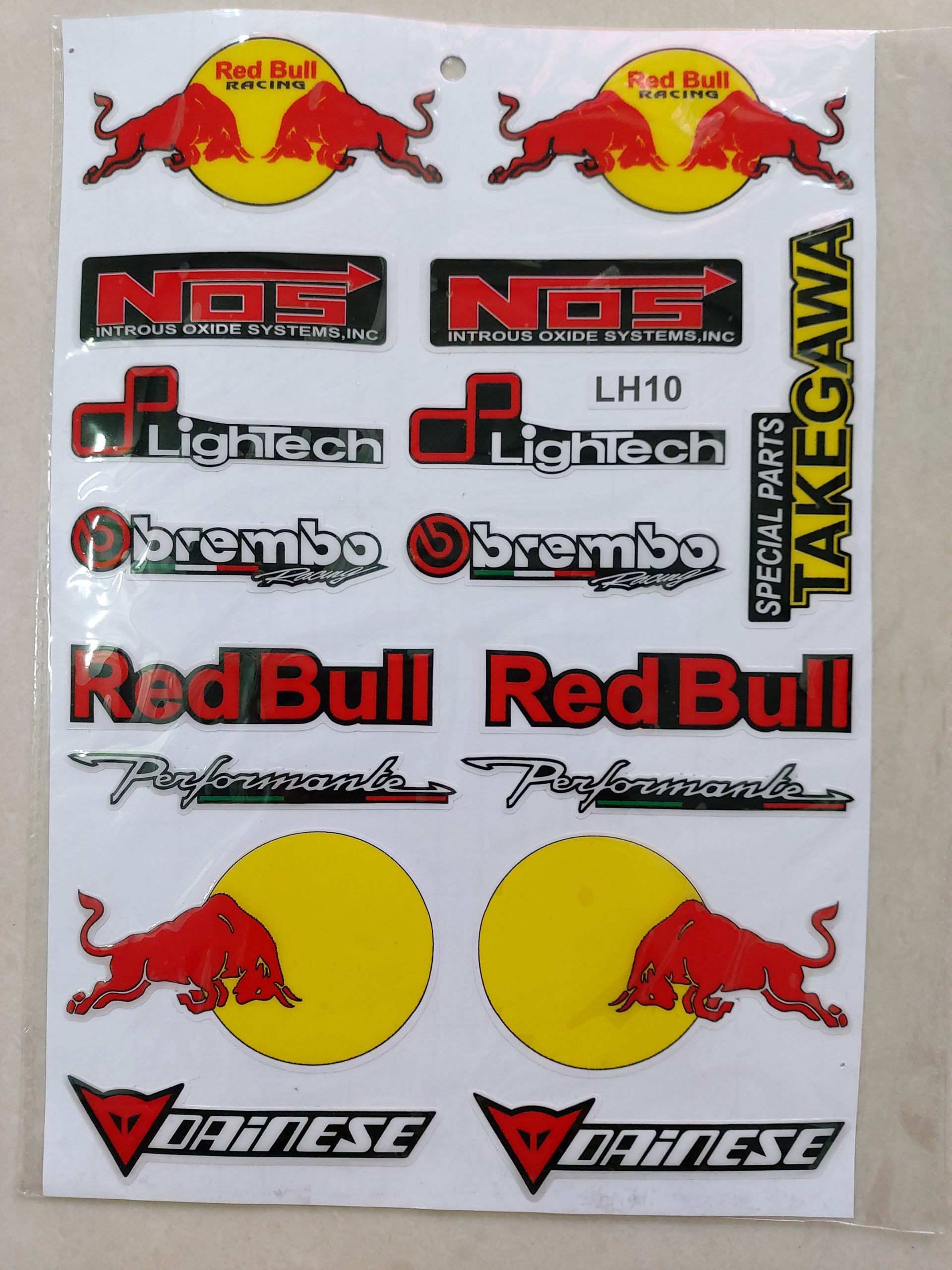 combo logo sticker dán nổi trọn bộ 18x25cm