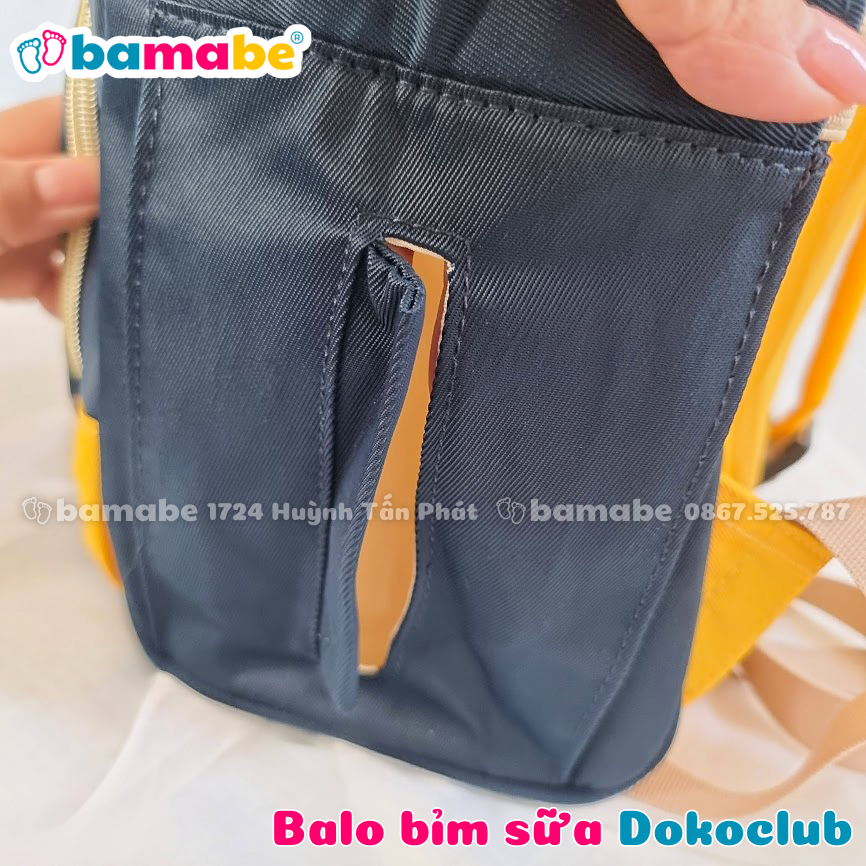 [HCM]Balo Bỉm Sữa Đa Năng Dokoclub Chống Nước