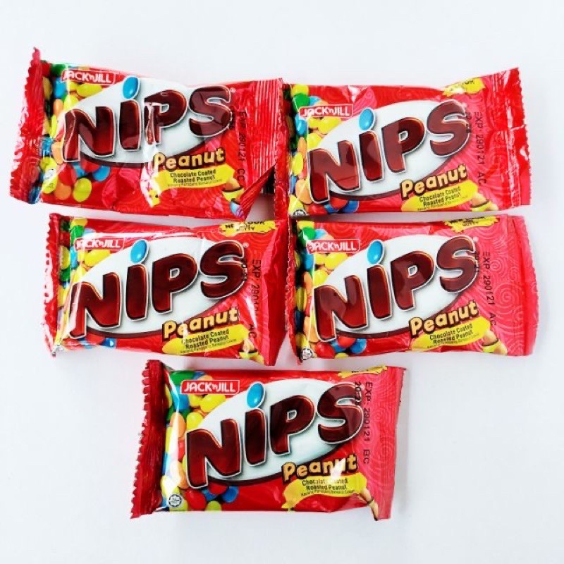 Kẹo Sôcôla Nhân Đậu Phộng NIPS Peanut Chocolate Candies (Gói 30g)