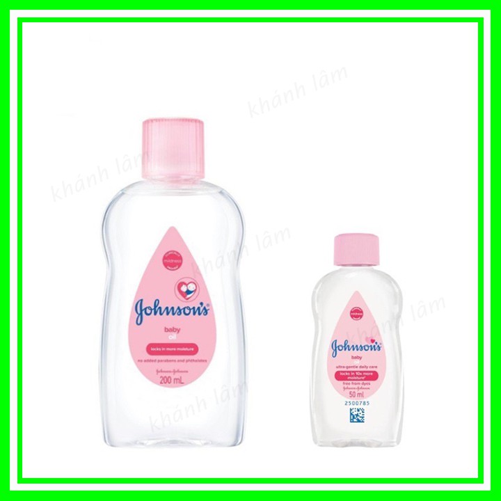 Dầu Massage dưỡng ẩm Johnson Baby