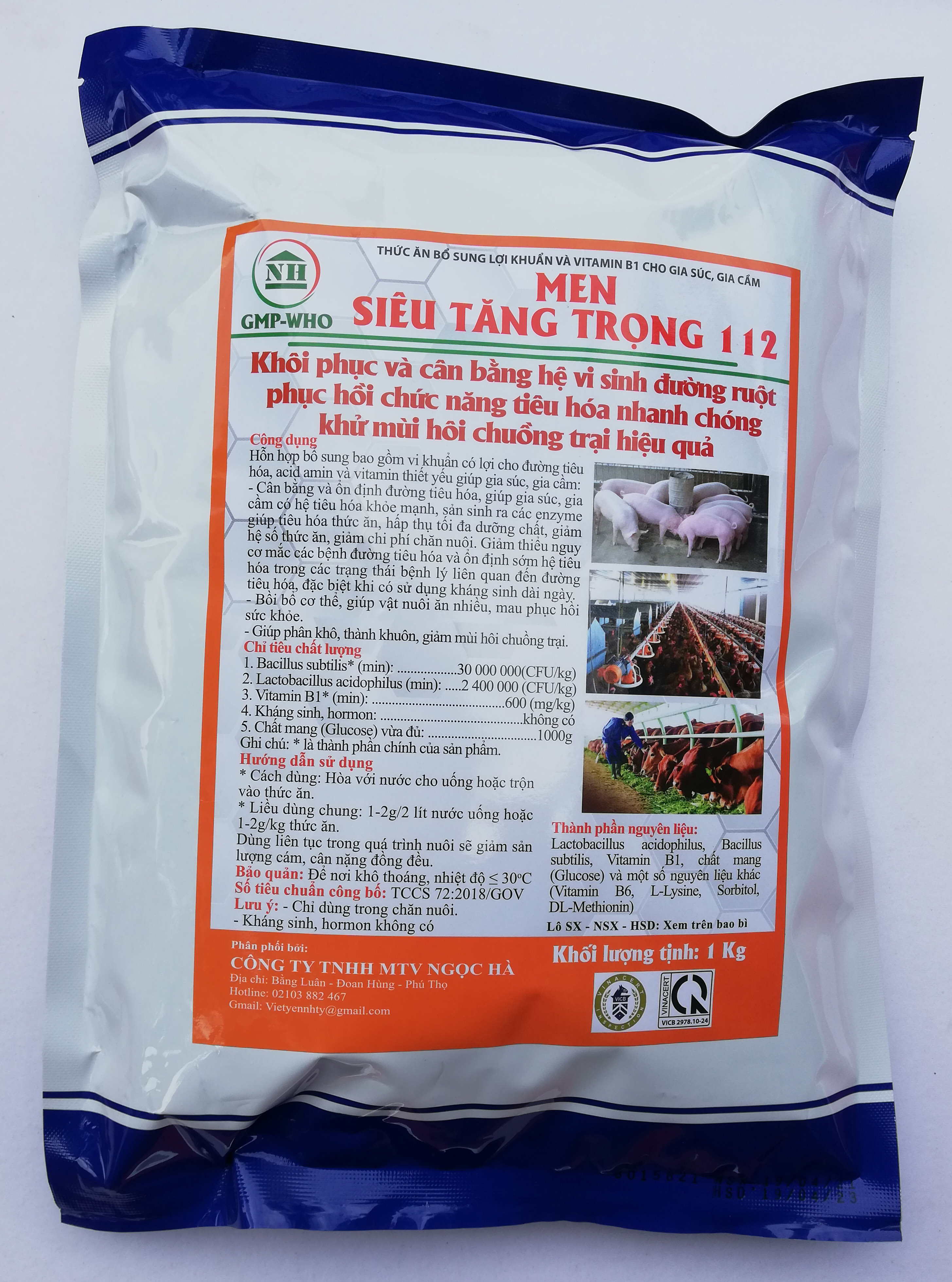 1 kg Men Siêu Tăng Trọng